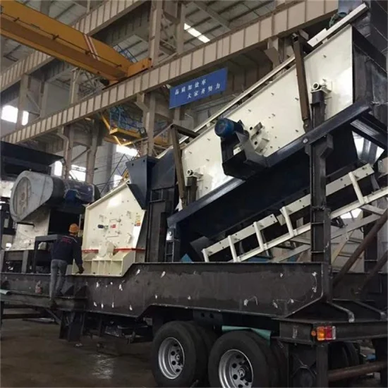 Track Mounted Mobile Crushing and Screening Portable Stone Crusher Machine