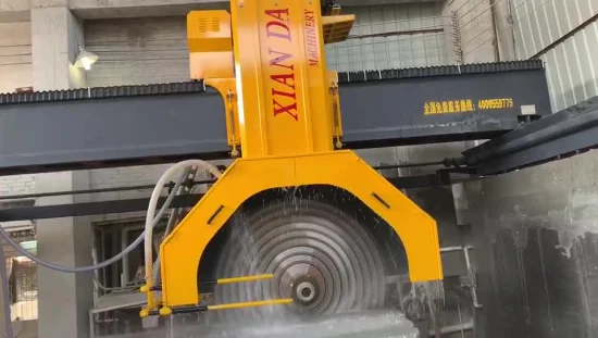 Xianda Stable Vertical Bridge Cutting Machine for Processing Granite Marble Block Into Slabs and Tiles