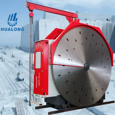 CE Certified Hualong Stone Cutting Machinery Automatic 380V/220V High Efficiency/Speed Double Blade Granite Marble Quarry Stone Block Mining Machine