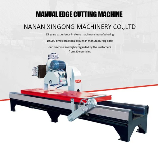 Xgmqb-500 Manual Stone Edge Cutting Machine for Granite and Marble Slab