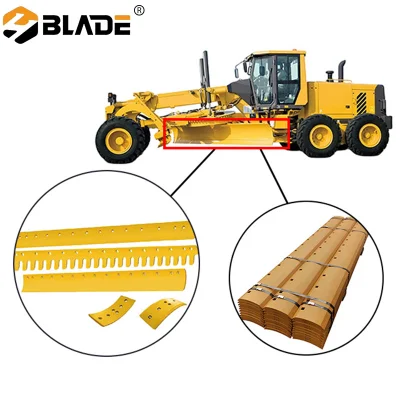 Construction Machinery Spare Parts Cutting Edges 13 14 15 Holes 5D9559 Tractor Grader Blade Bulldozer Cutting Edge Loader Bucket Blade